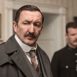 Ralph Ineson in Agatha and the Truth of Murder at Grey Abbey House