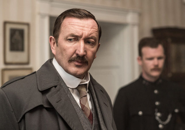 Ralph Ineson in Agatha and the Truth of Murder at Grey Abbey House