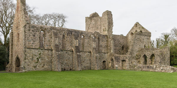 Greyabbey ruins exterior from the south west